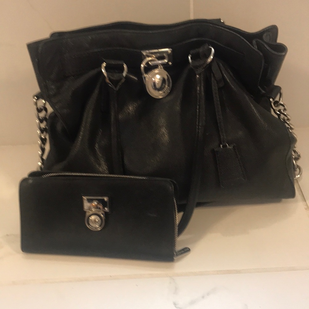 Micheal Kors Large Hamilton Bag and Wallet